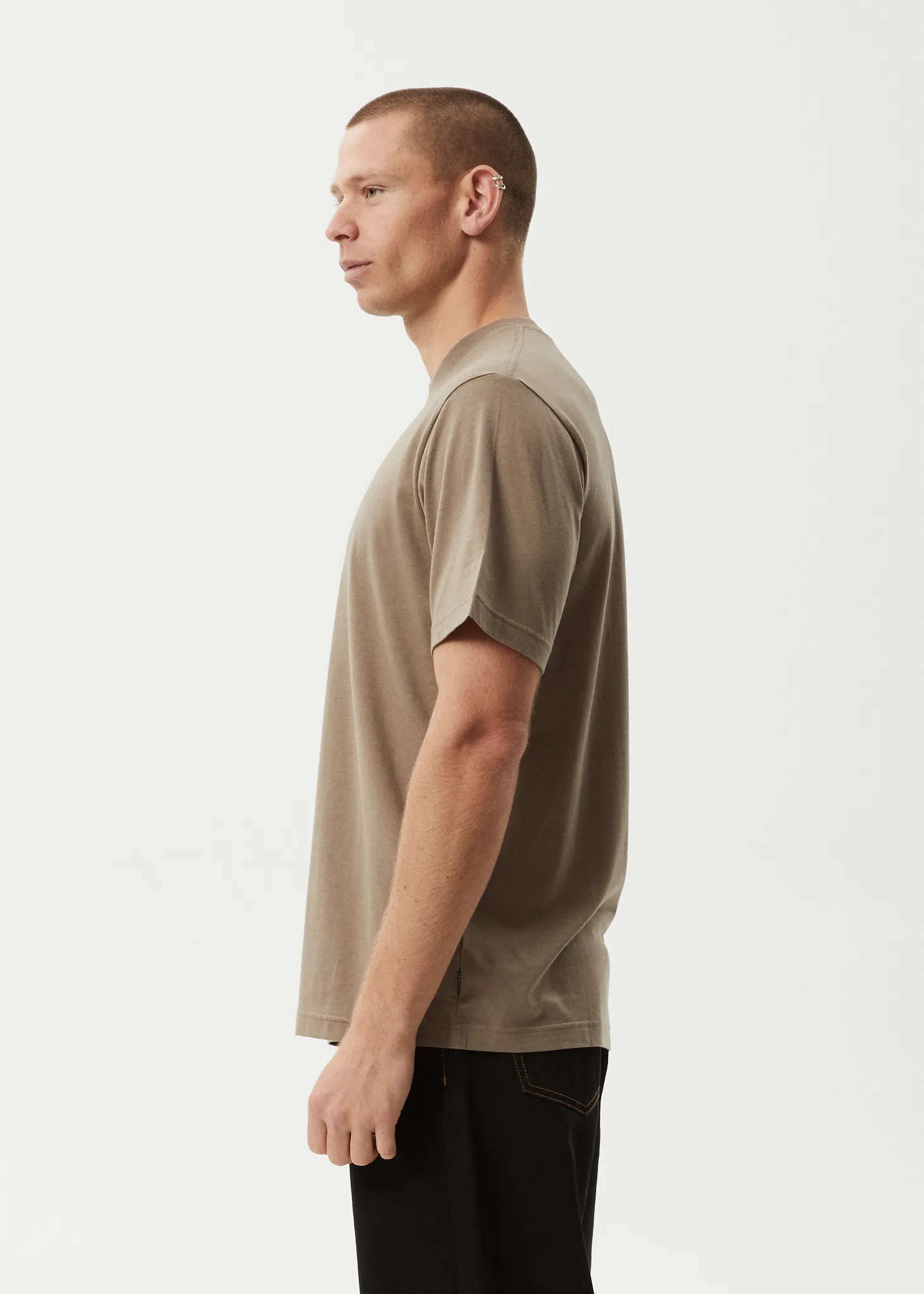 AFENDS Mens Flame - Retro Tee - Fossil sold by Afends product image thumbnail 4