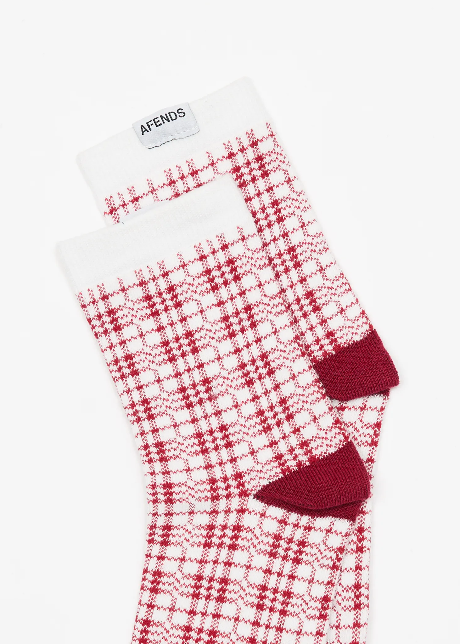 AFENDS Womens Base - Socks Two Pack - Burgundy sold by Afends product image thumbnail 2