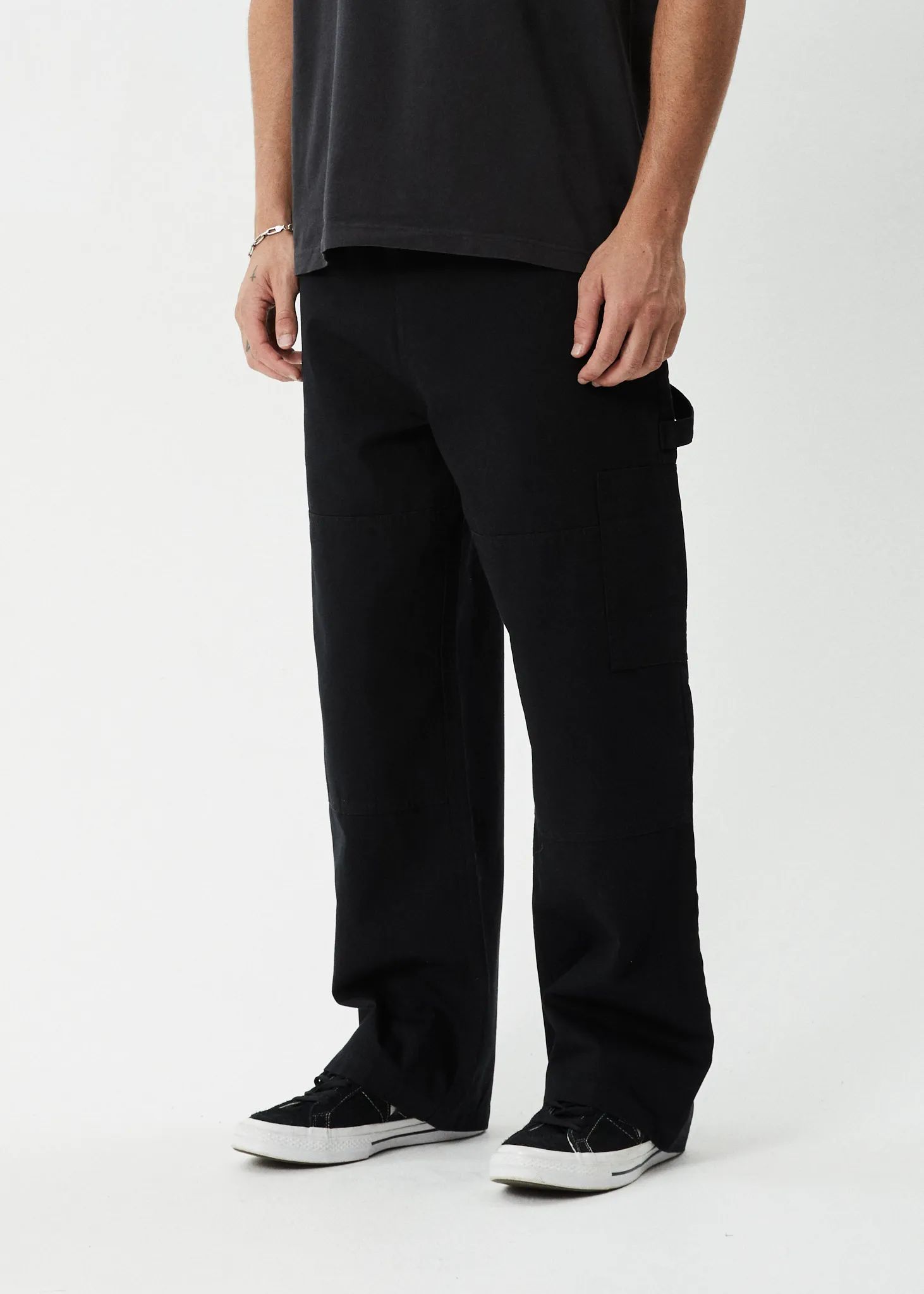 AFENDS Mens Richmond - Canvas Workwear Pant - Black sold by Afends product image thumbnail 3