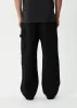 AFENDS Mens Richmond - Canvas Workwear Pant - Black sold by Afends