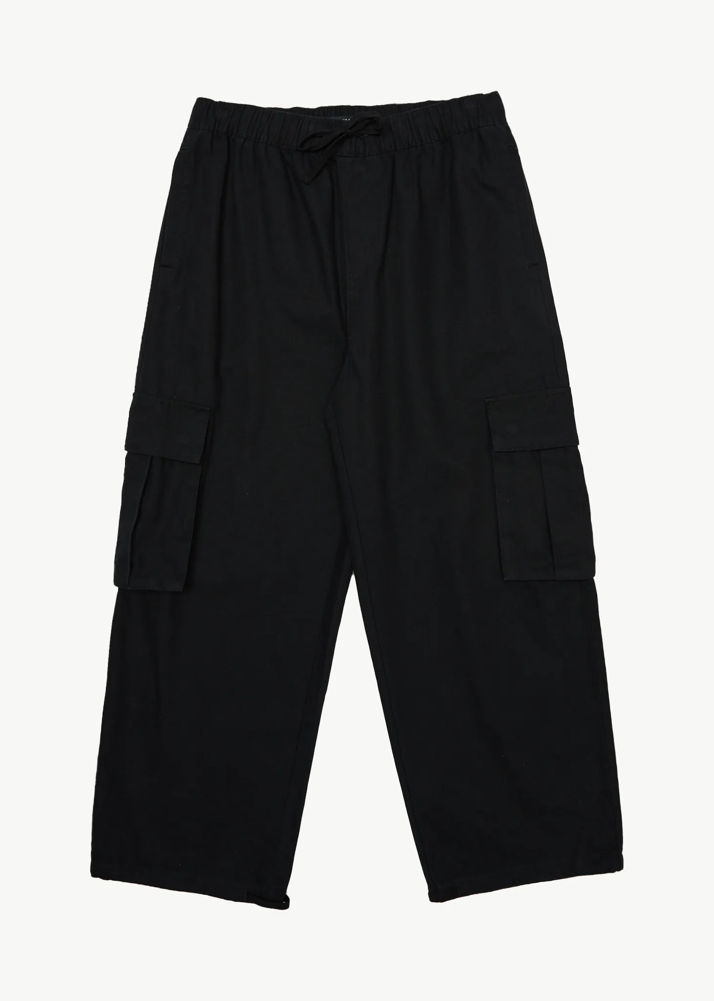 AFENDS Mens Atlas Canvas - Cargo Pant - Black sold by Afends