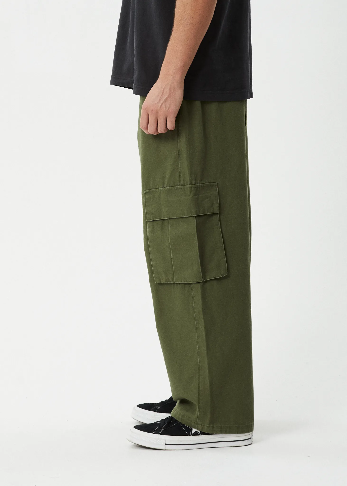 AFENDS Mens Atlas Canvas - Cargo Pant - Military sold by Afends product image thumbnail 5