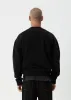 AFENDS Mens Dime Bag - Crew Neck Jumper - Black sold by Afends