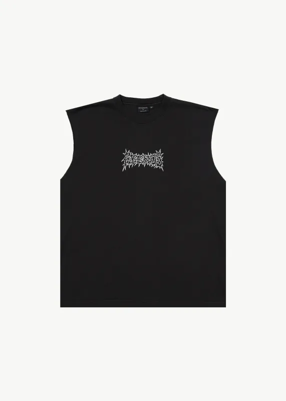 adidas Basketball Sleeveless T-shirt / Black | Parallel