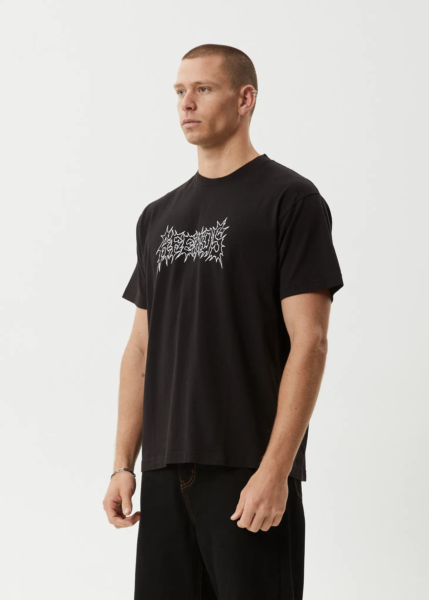 AFENDS Mens Mental - Boxy Tee - Black sold by Afends product image thumbnail 4