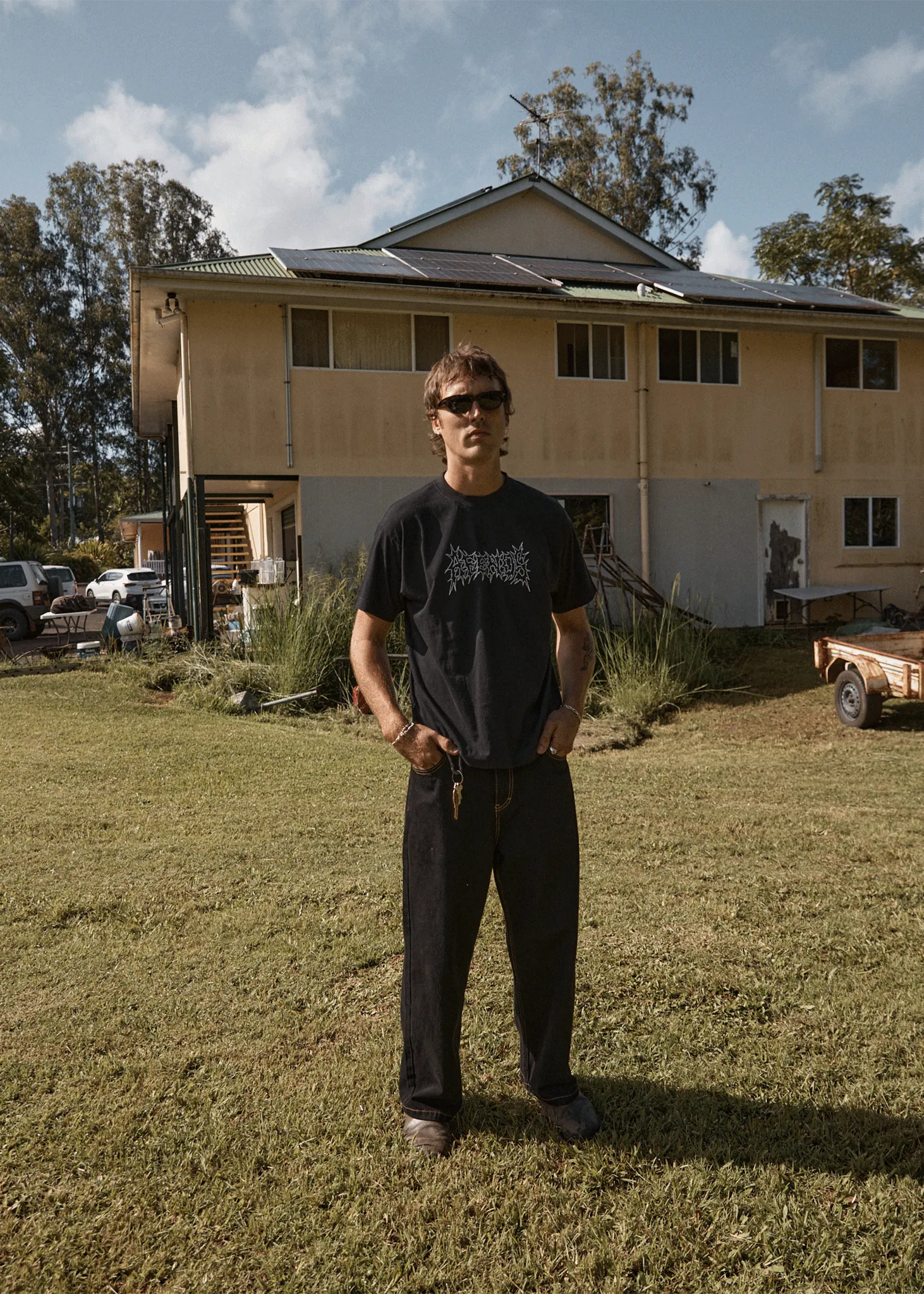 AFENDS Mens Mental - Boxy Tee - Black sold by Afends product image thumbnail 2