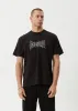 AFENDS Mens Mental - Boxy Tee - Black sold by Afends