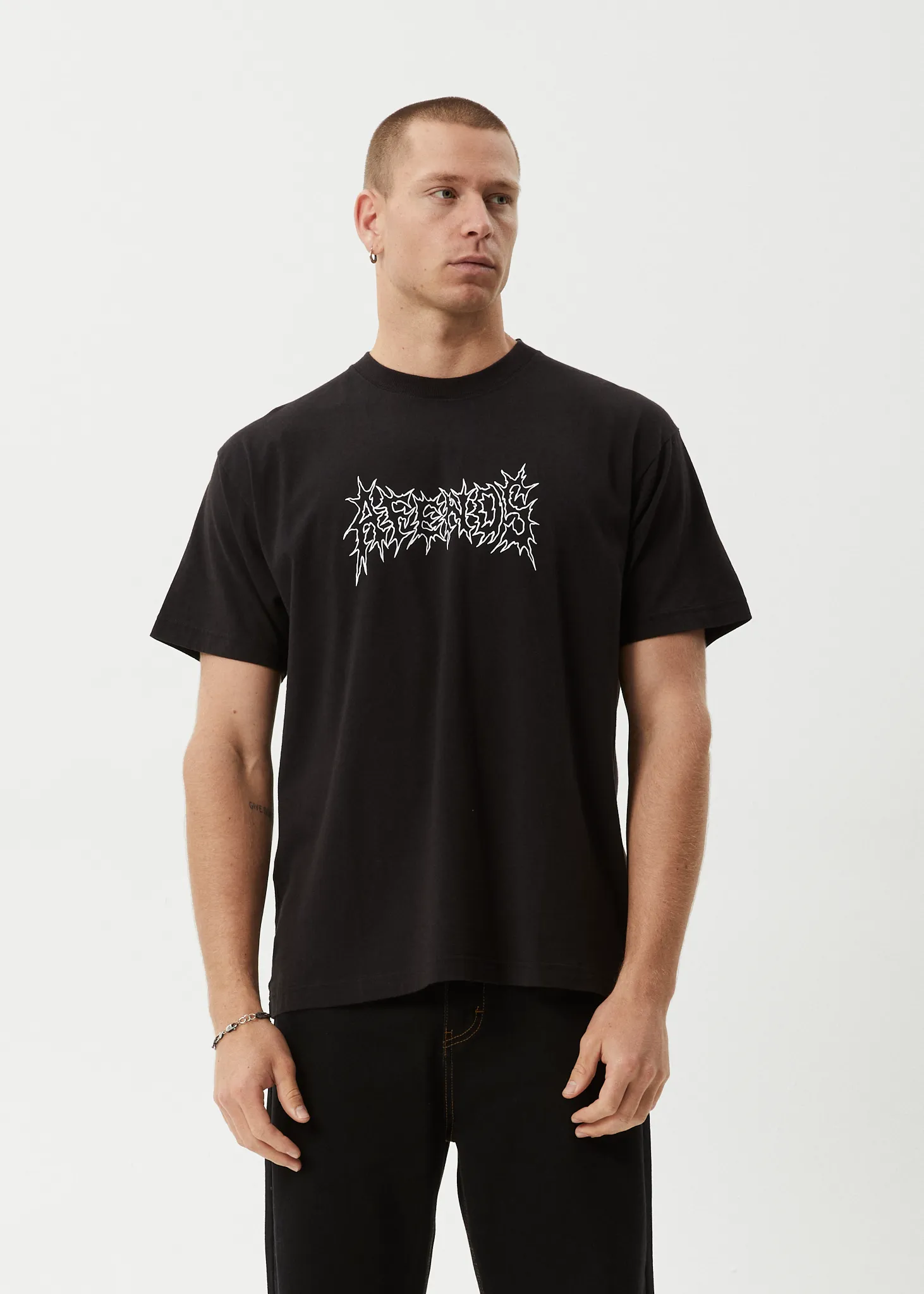 AFENDS Mens Mental - Boxy Tee - Black sold by Afends product image thumbnail 3