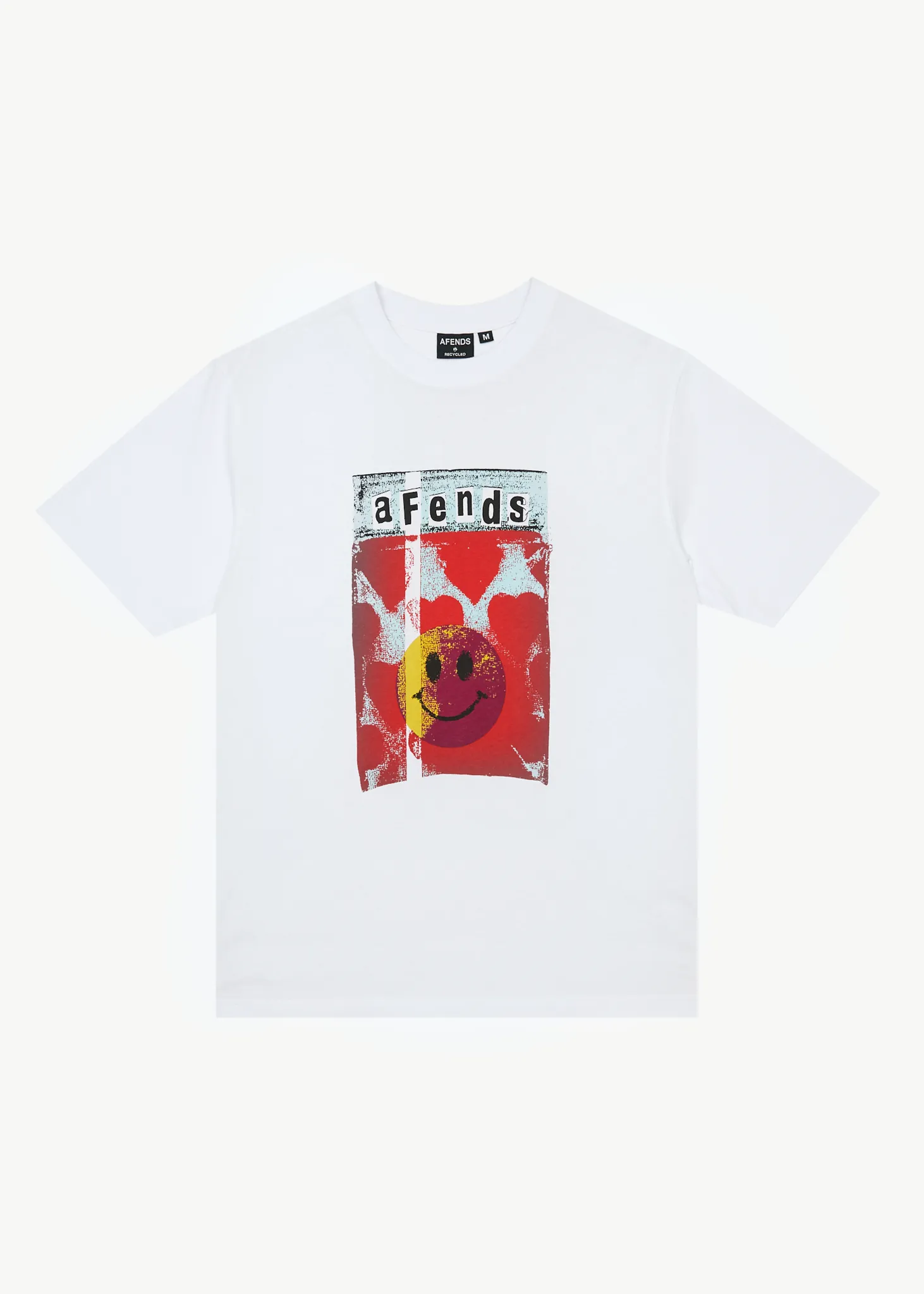 AFENDS Mens Dime Bag - Retro Tee - White sold by Afends