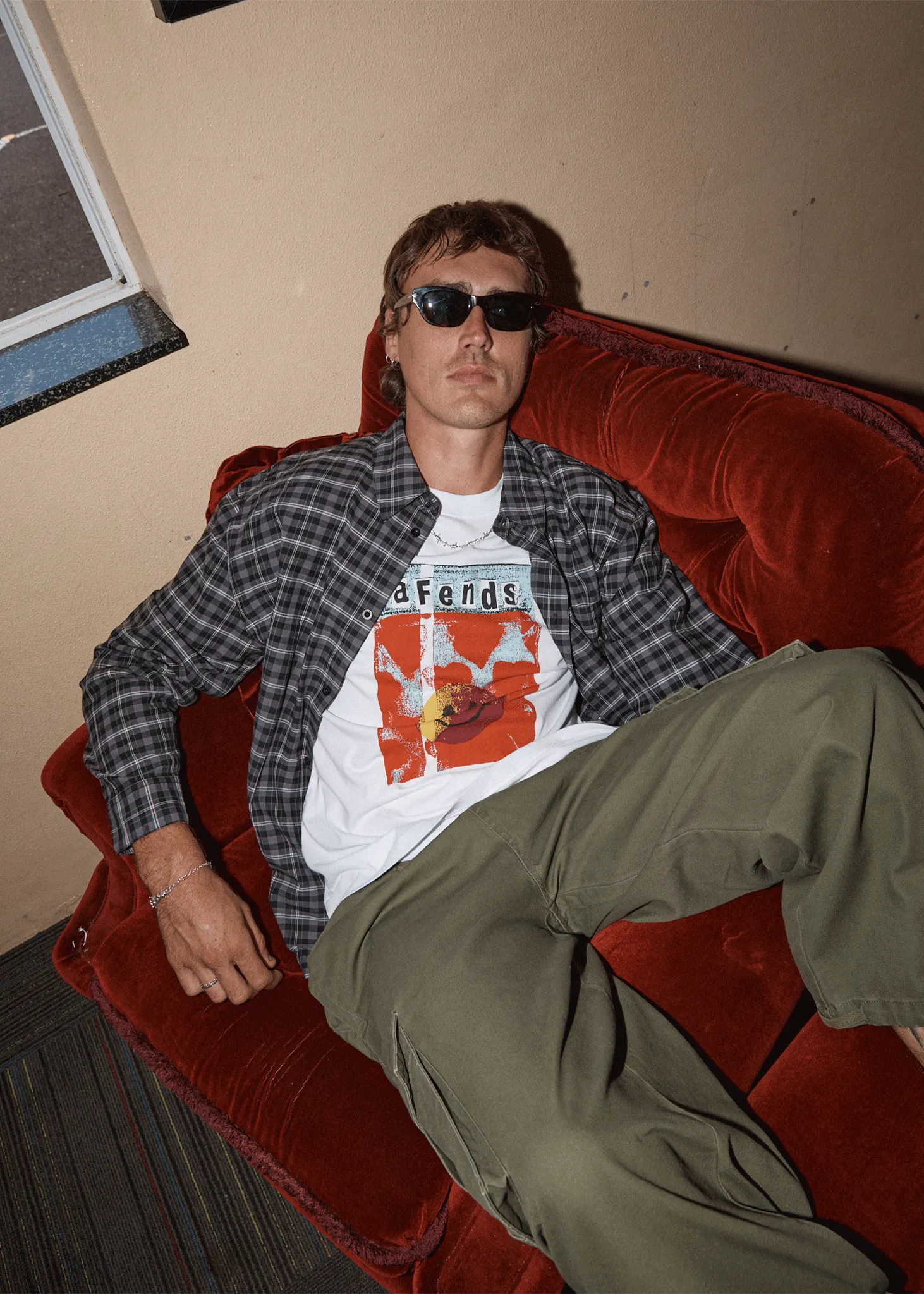 AFENDS Mens Dime Bag - Retro Tee - White sold by Afends product image thumbnail 2