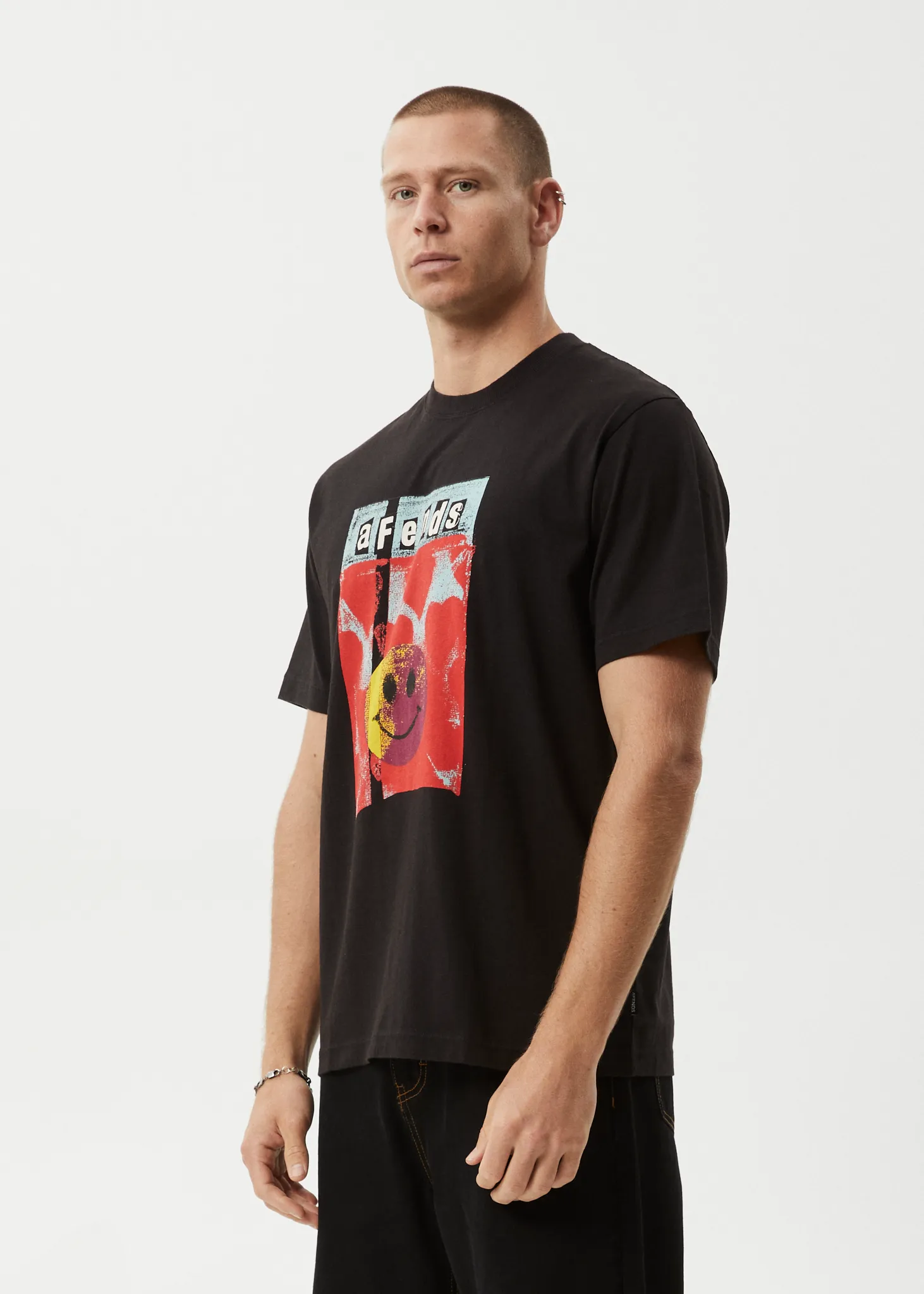 AFENDS Mens Dime Bag - Retro Tee - Black sold by Afends product image thumbnail 3