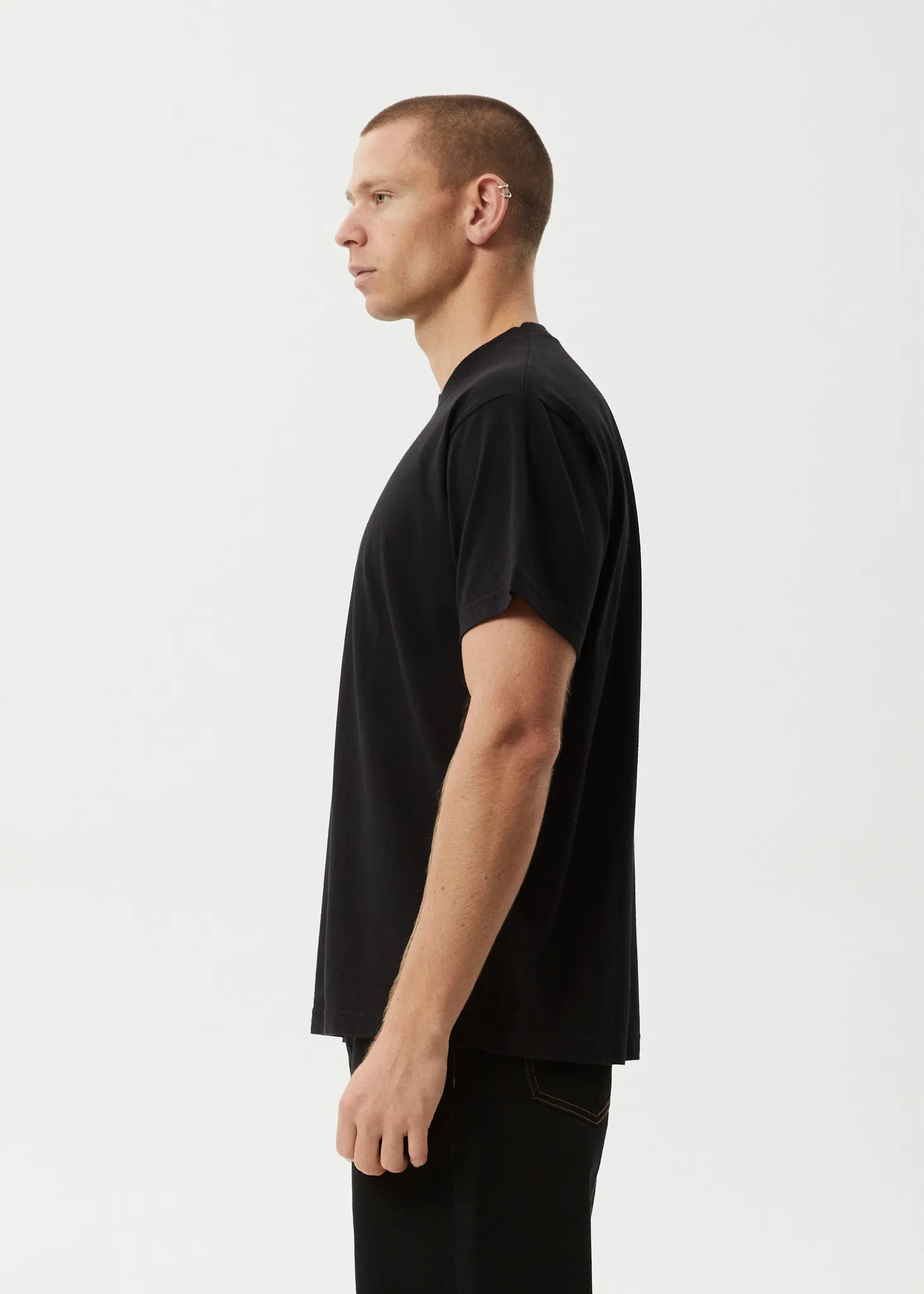 AFENDS Mens Magic Happens - Heavyweight Boxy Tee - Black sold by Afends product image thumbnail 4