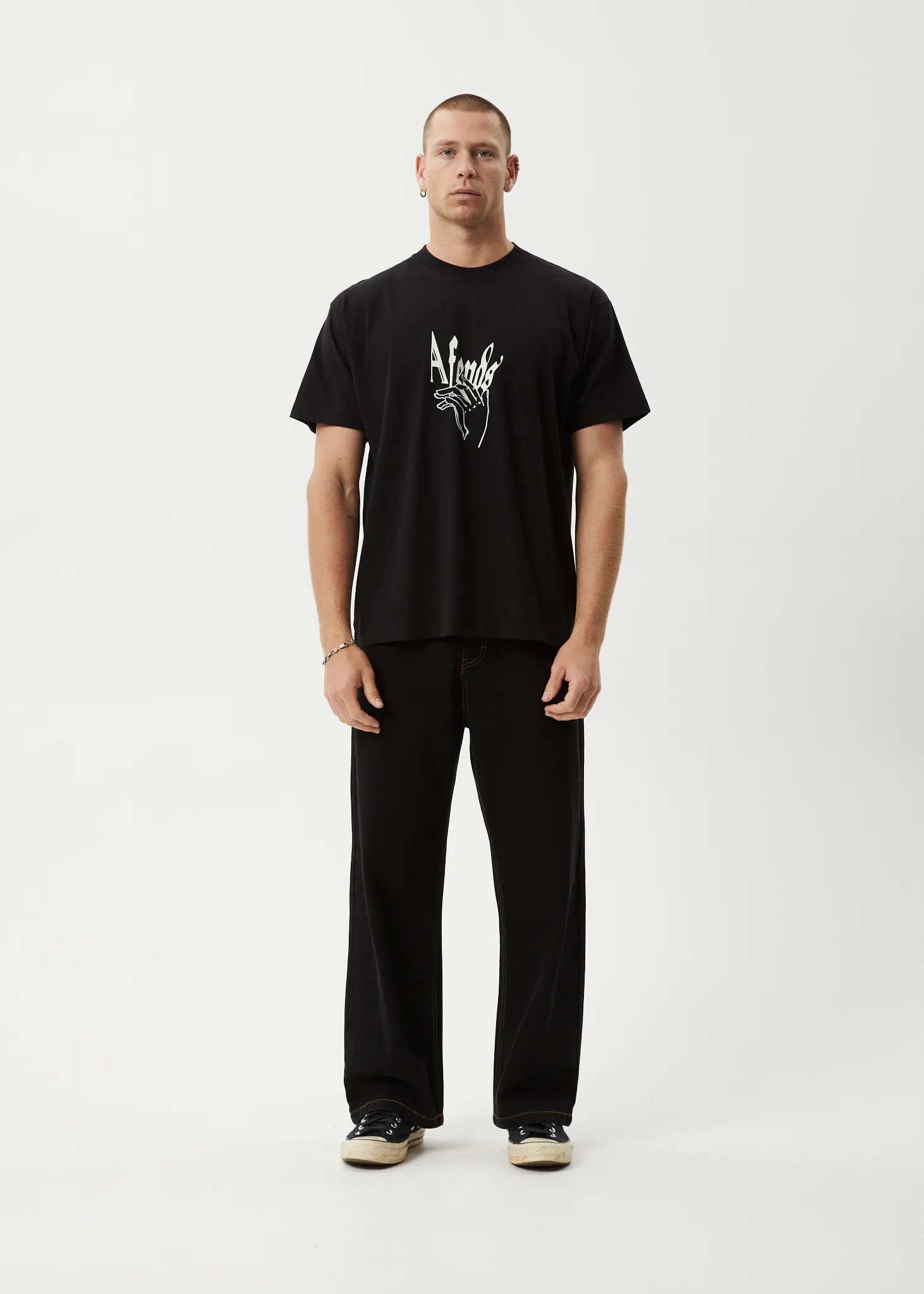 AFENDS Mens Magic Happens - Heavyweight Boxy Tee - Black sold by Afends product image thumbnail 5