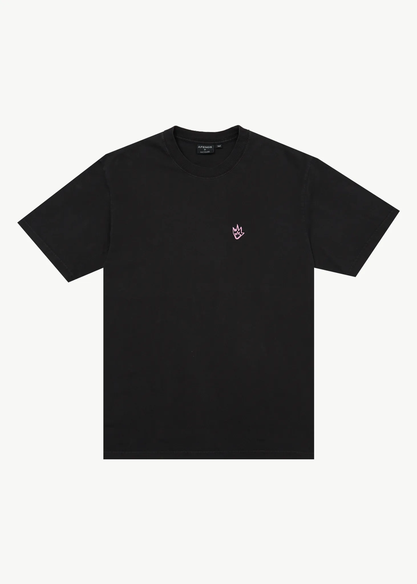 AFENDS Mens Kaleidodope - Retro Tee - Stone Black sold by Afends