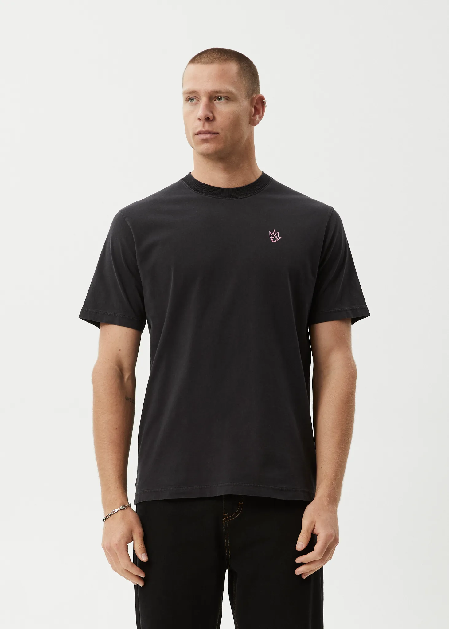 AFENDS Mens Kaleidodope - Retro Tee - Stone Black sold by Afends product image thumbnail 2
