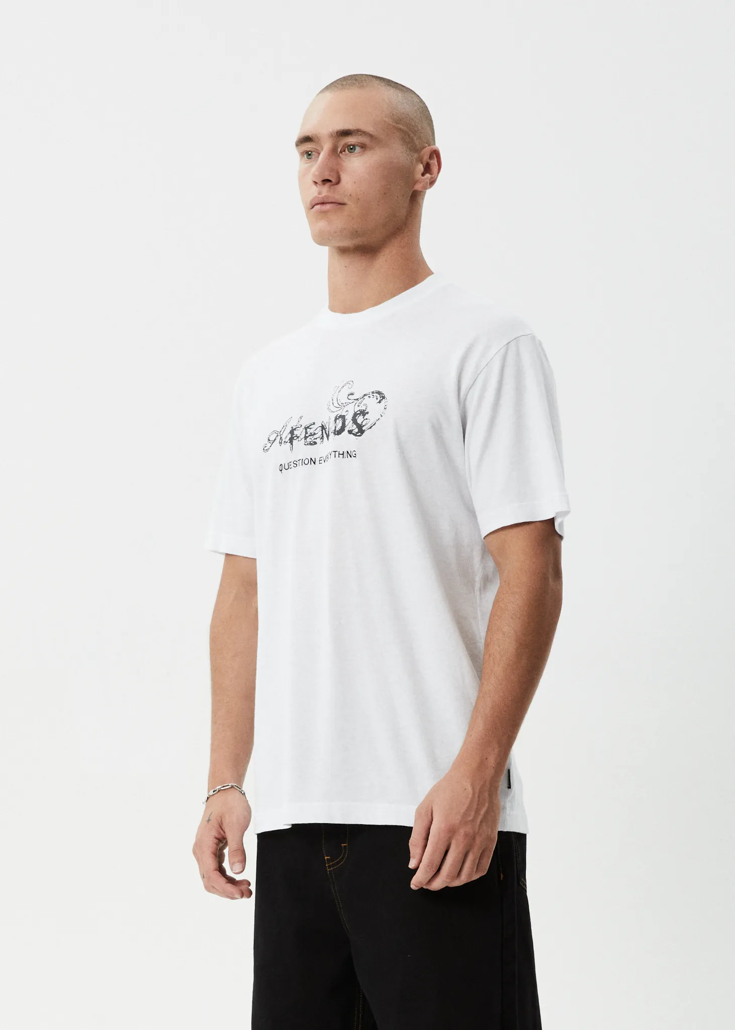 AFENDS Mens Dreamer - Retro Tee - White sold by Afends product image thumbnail 3