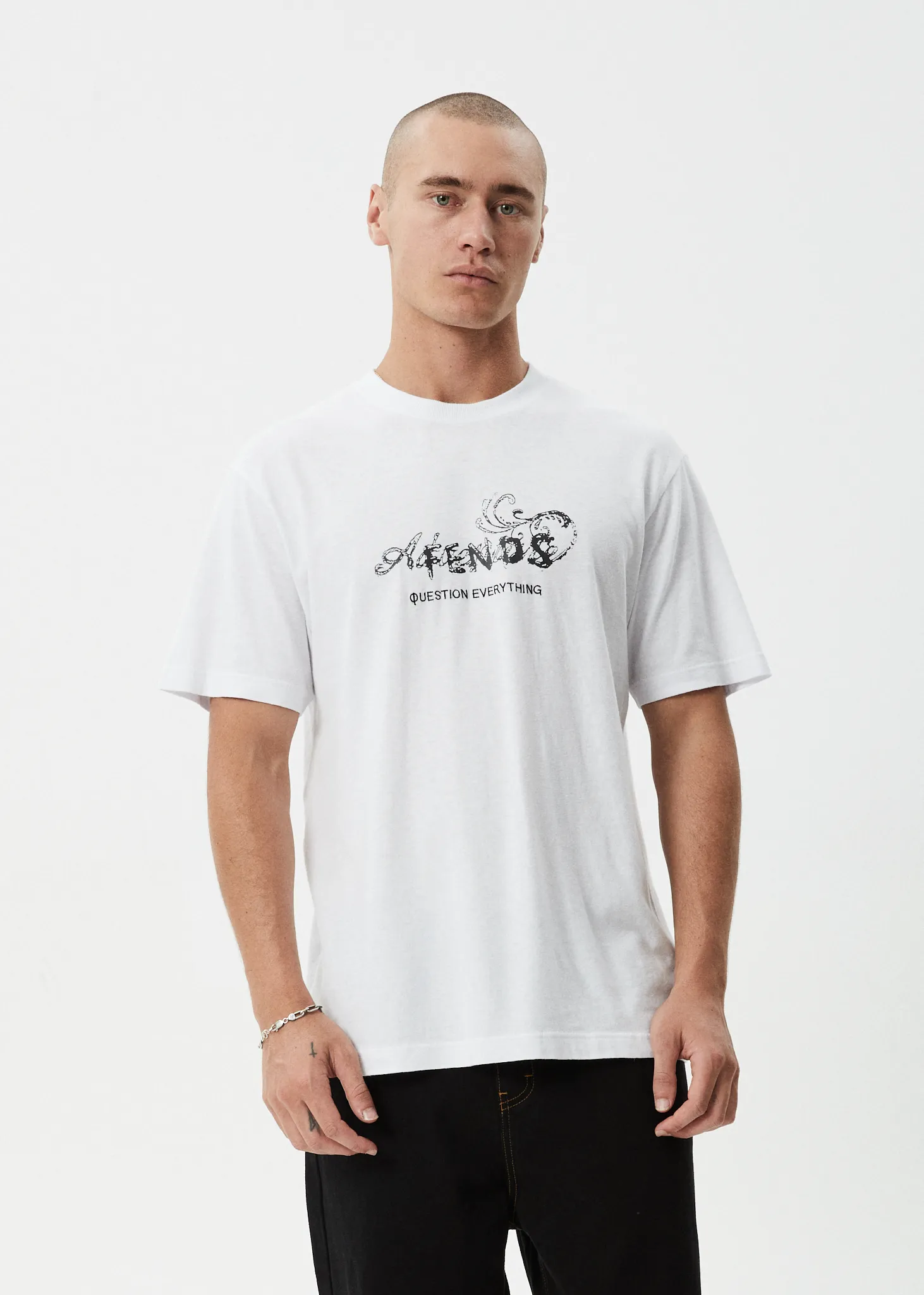 AFENDS Mens Dreamer - Retro Tee - White sold by Afends product image thumbnail 2
