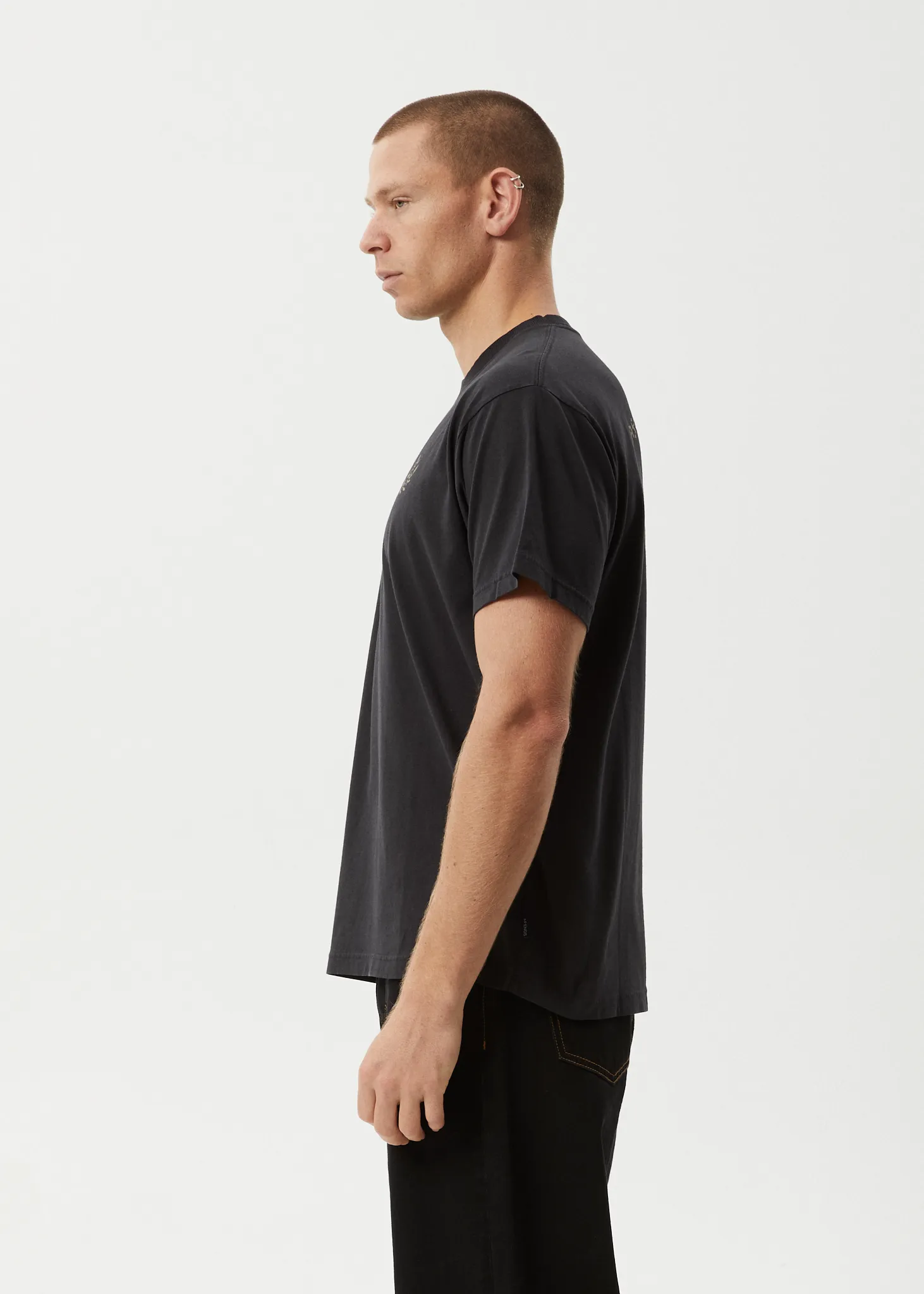 AFENDS Mens Surf Related - Boxy Tee - Stone Black sold by Afends product image thumbnail 4