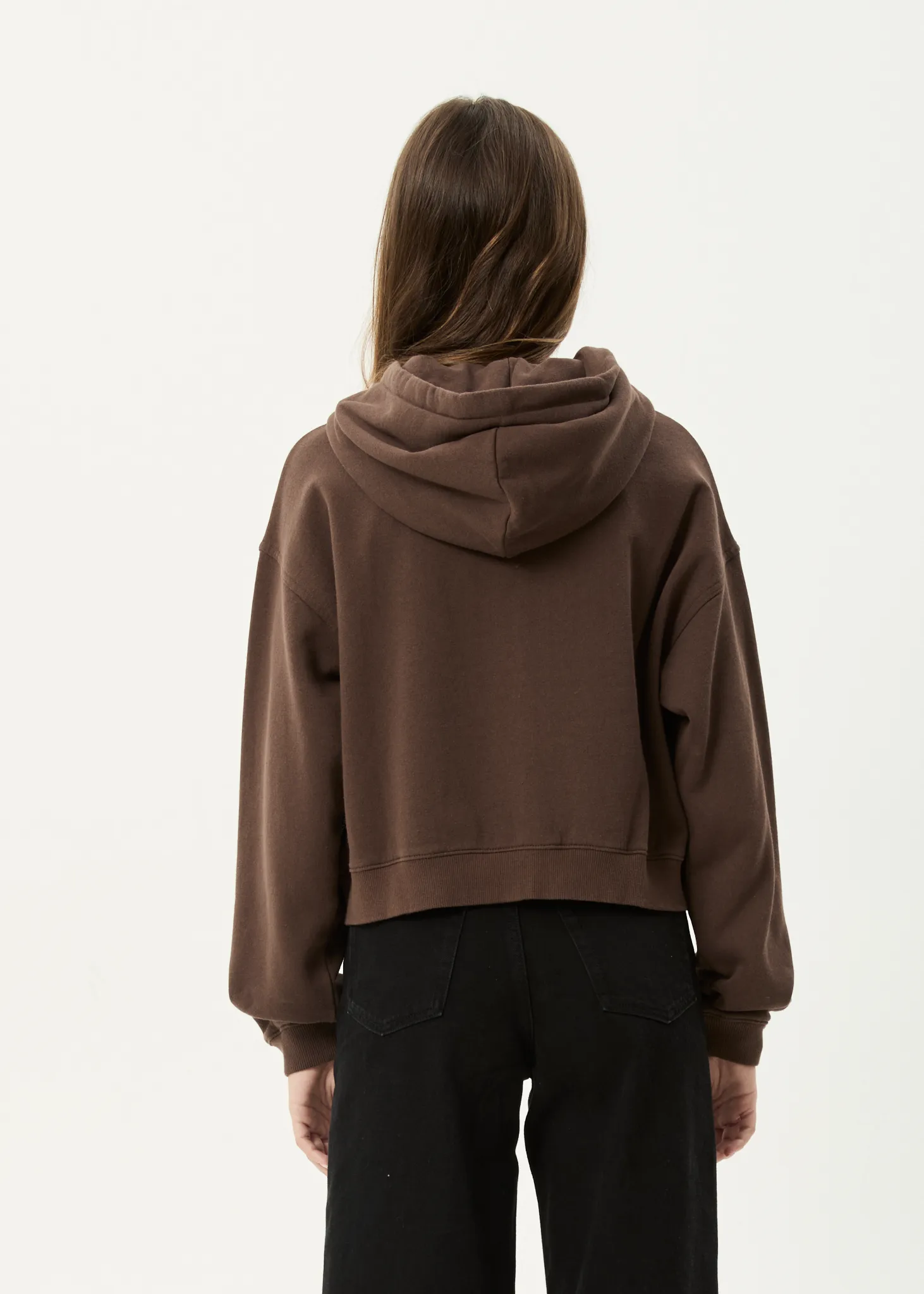 AFENDS Womens Kourt - Zip Hood - Coffee sold by Afends product image thumbnail 5