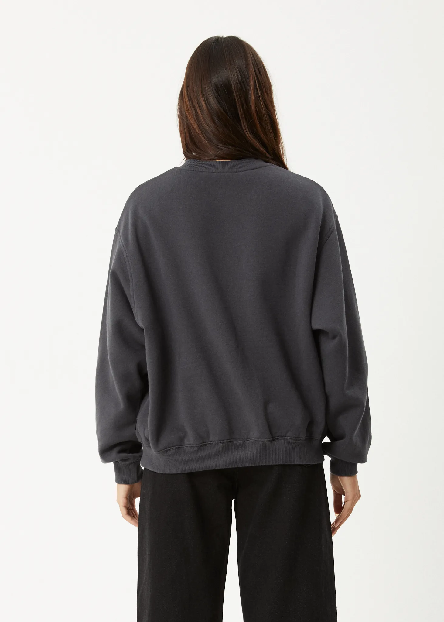 AFENDS Womens Karlee - Crew Neck Jumper - Charcoal sold by Afends product image thumbnail 5