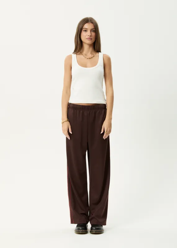 AFENDS Womens Avenue - Track Pant - Coffee sold by Afends