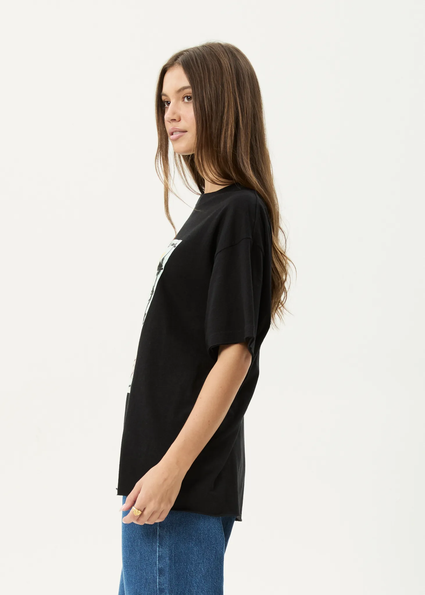 AFENDS Womens Horsegirl - Oversized Tee - Black sold by Afends product image thumbnail 4