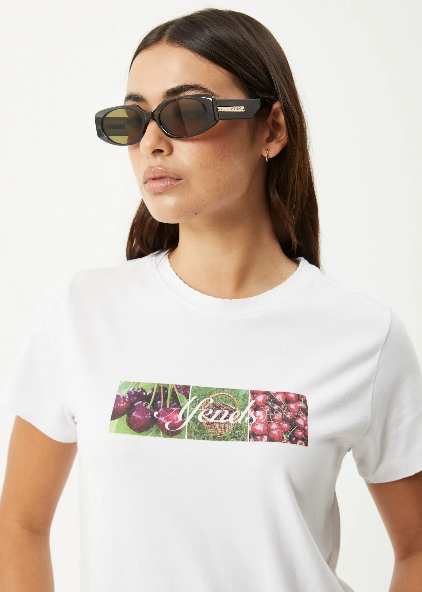 AFENDS Womens On Top - Regular Tee - White sold by Afends product image thumbnail 2