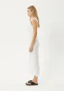 AFENDS Womens Focus - Seersucker Maxi Dress - Off White sold by Afends