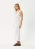 AFENDS Womens Focus - Seersucker Maxi Dress - Off White sold by Afends