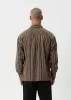 AFENDS Mens Hometown - Long Sleeve Shirt - Coffee sold by Afends