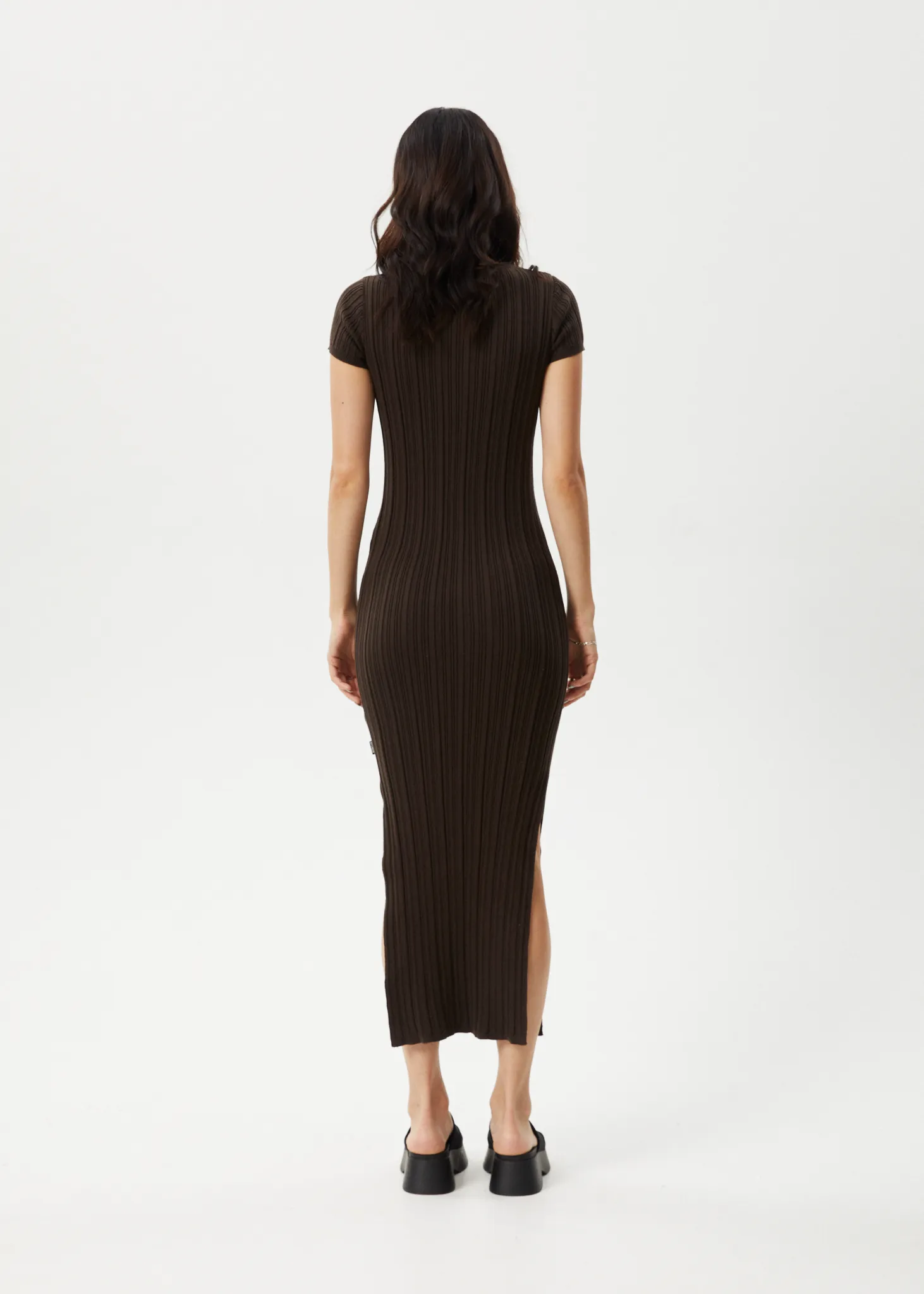AFENDS Womens Landed - Knit Maxi Dress - Coffee sold by Afends product image thumbnail 4