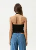 AFENDS Womens Basis - Rib Halter - Black sold by Afends