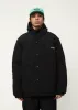 AFENDS Mens Floodlights - Spray Jacket - Black sold by Afends