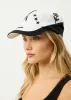 AFENDS Womens Games - Panelled Cap - White / Black sold by Afends