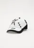 AFENDS Womens Games - Panelled Cap - White / Black sold by Afends