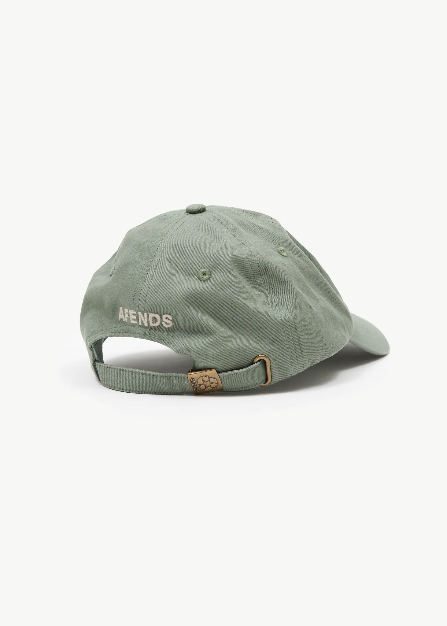 AFENDS Mens Core - Six Panel Cap - Oil Green sold by Afends product image thumbnail 4
