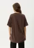 AFENDS Womens Slay - Oversized Tee - Coffee sold by Afends