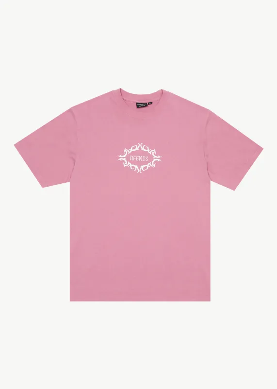 AFENDS Mens My Tribe - Heavyweight Retro Tee - Washed Marrakesh made by Afends
