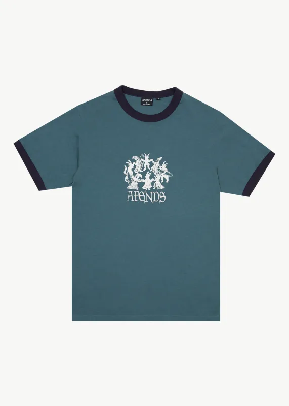 AFENDS Mens Witchcraft - Ringer Tee - Fuel sold by Afends