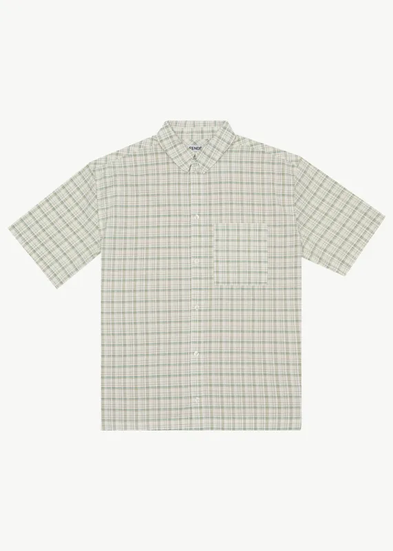 AFENDS Mens Legacy - Short Sleeve Shirt - Boa Check sold by Afends