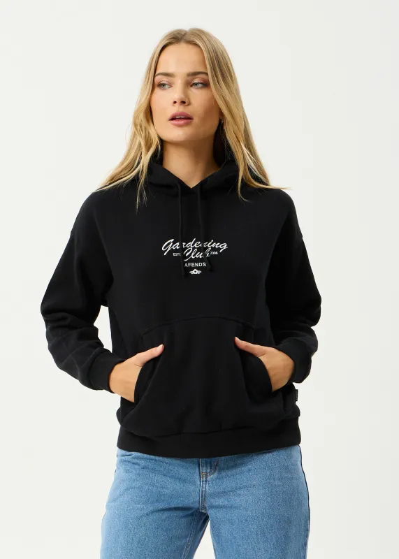 AFENDS Womens Gardening Club - Hoodie - Black sold by Afends