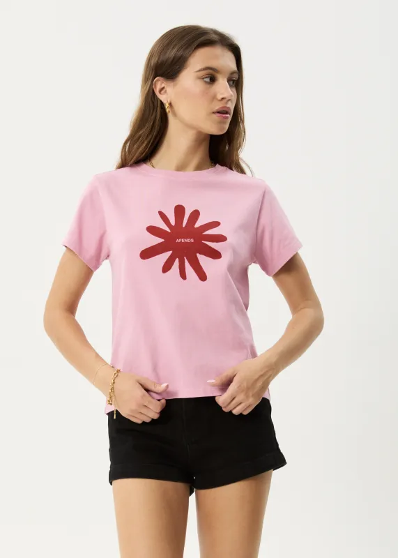 AFENDS Womens Nessa - Regular Tee - Marrakesh sold by Afends
