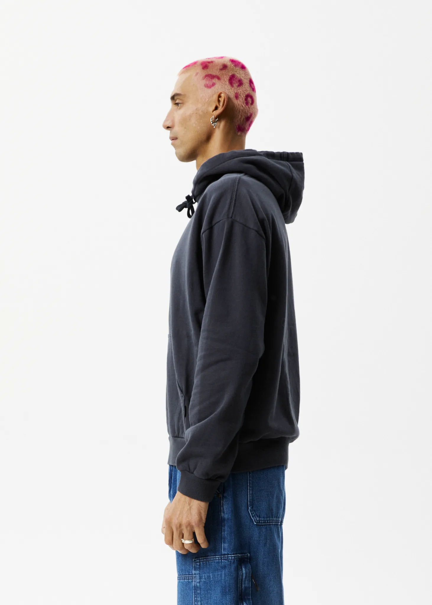 AFENDS Mens Bloom - Hoodie - Charcoal sold by Afends product image thumbnail 4