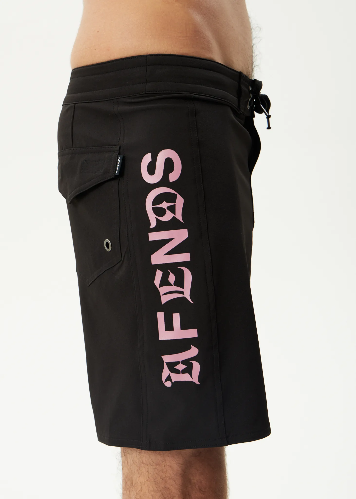 AFENDS Mens Mix Up - Surf Related V2 Boardshort 18" - Black sold by Afends product image thumbnail 5