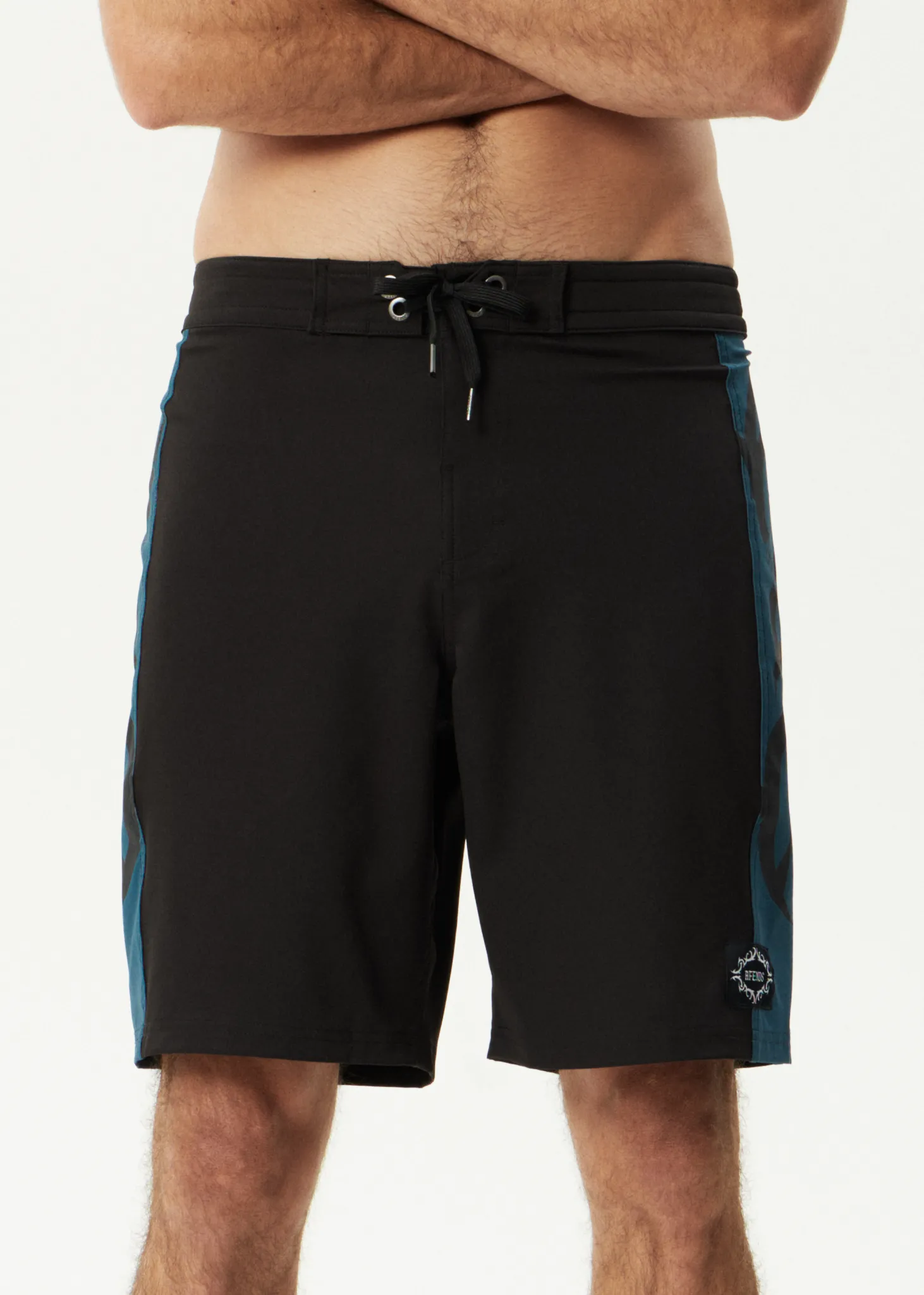 AFENDS Mens My Tribe - Surf Related V2 Boardshort 20" - Black sold by Afends product image thumbnail 3