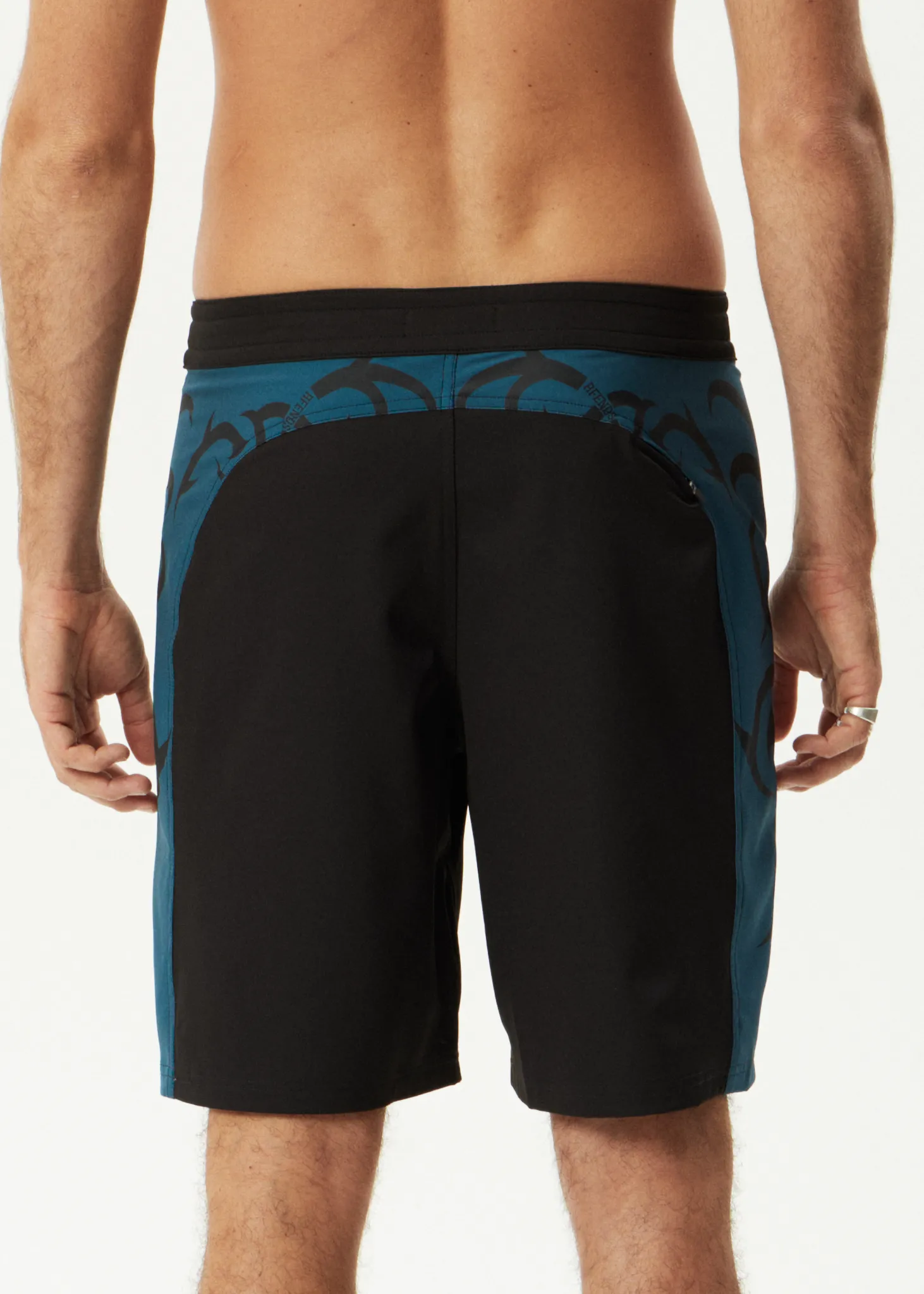 AFENDS Mens My Tribe - Surf Related V2 Boardshort 20" - Black sold by Afends product image thumbnail 5