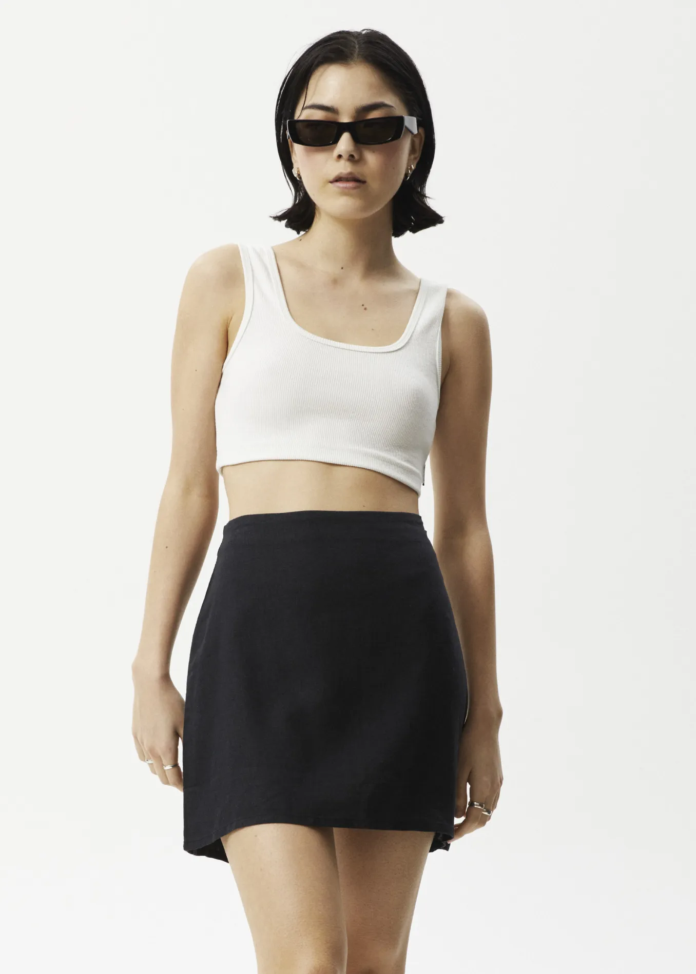 AFENDS Womens Mariah - Mini Skirt - Black sold by Afends product image thumbnail 3