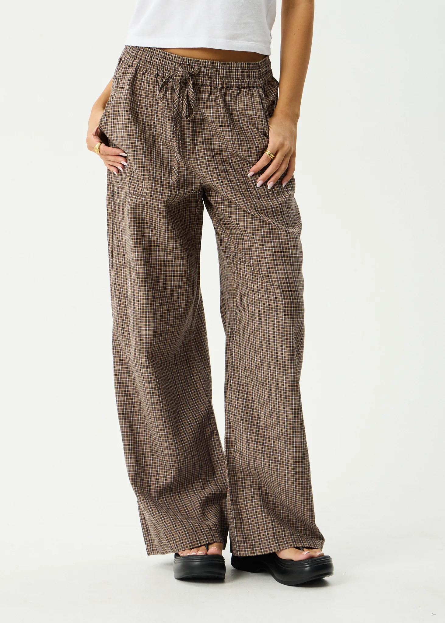 AFENDS Womens Hometown - Pant - Coffee sold by Afends product image thumbnail 3