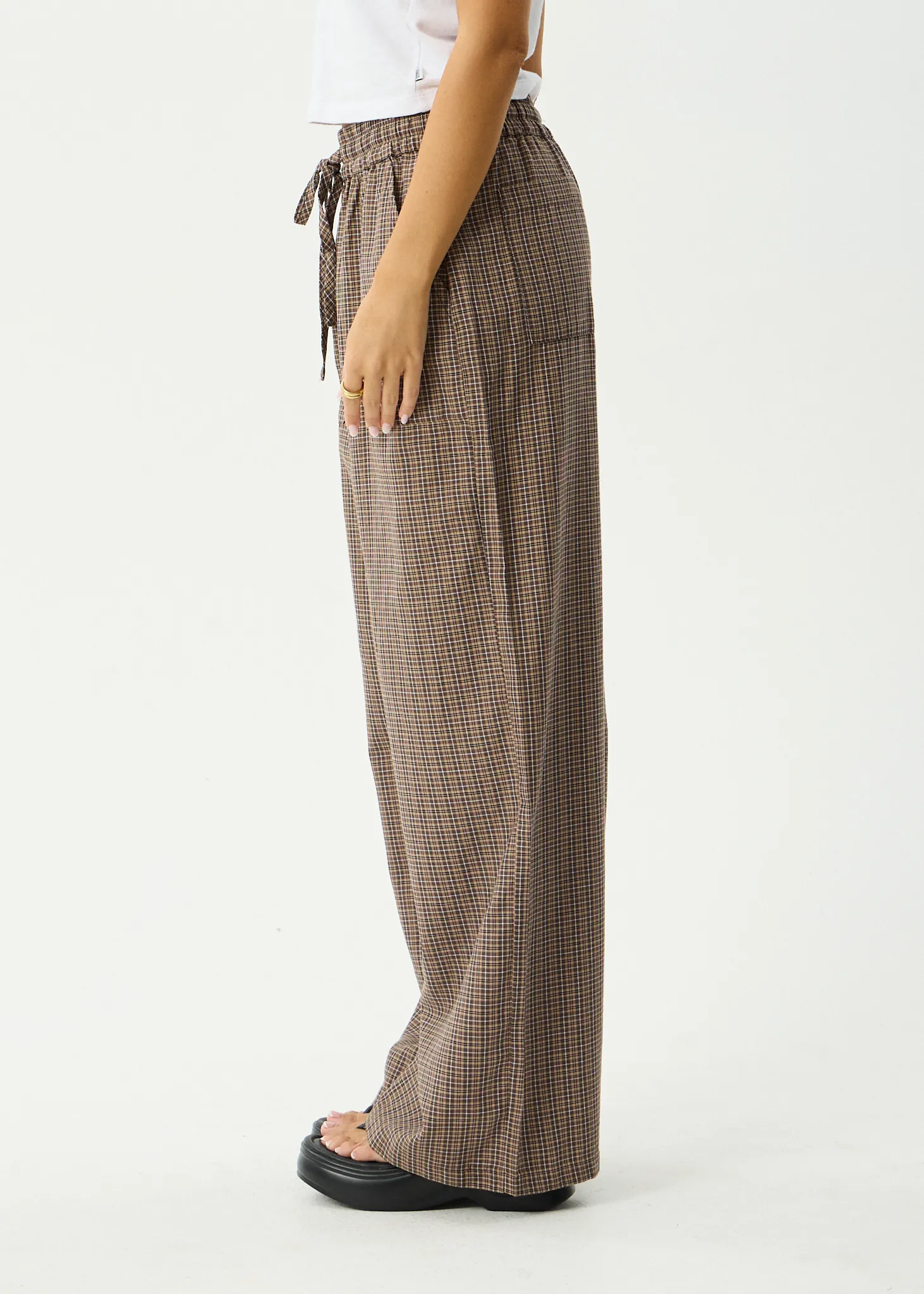 AFENDS Womens Hometown - Pant - Coffee sold by Afends product image thumbnail 5