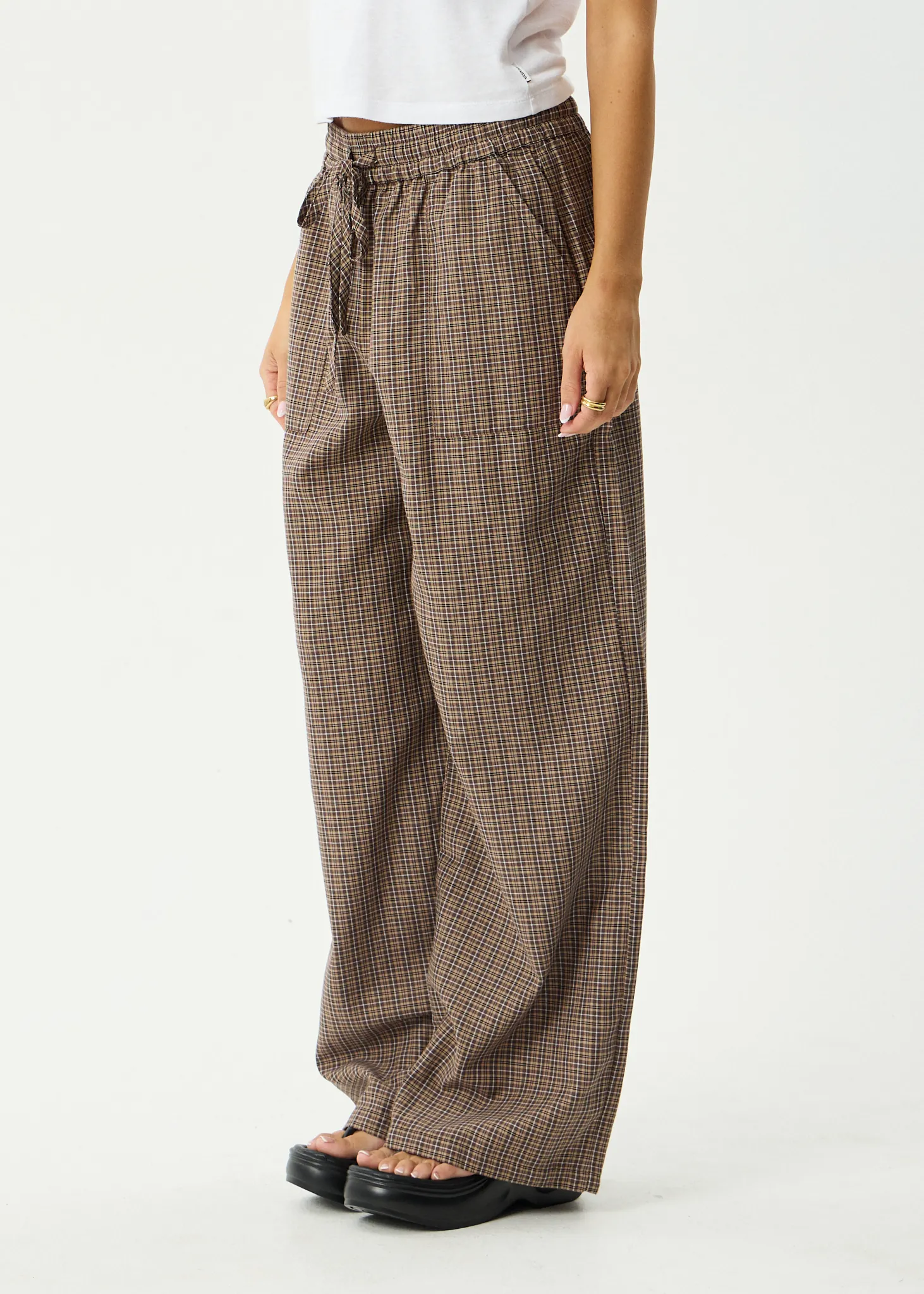 AFENDS Womens Hometown - Pant - Coffee sold by Afends product image thumbnail 4